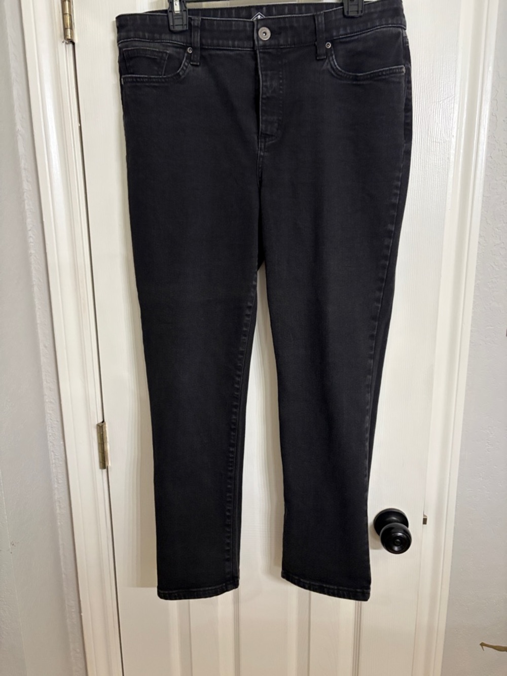 St. John's Bay Straight Leg Jeans in Black